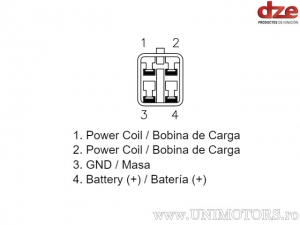Charging Relay - Honda CRF X 450 ('05-'18) - DZE