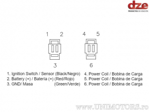 Charging Relay - Honda CX 500 ('78-'81) - DZE