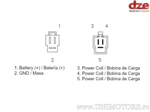 Charging Relay - Honda NX Dominator 650 ('95-'99 / '02) - DZE