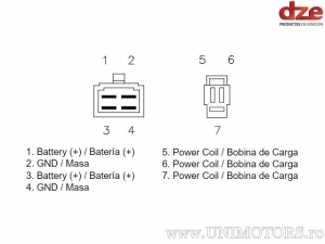 Charging Relay Honda VT600 C Shadow - (DZE)