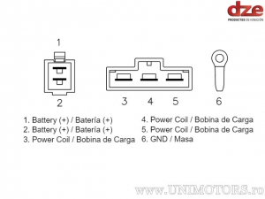 Charging Relay - KTM Duke 125 / Duke 250 / Duke 390 ('17-'19) - DZE