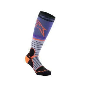 Chaussettes MX Pro - Noir, Gris, Orange, Violet - Adulte - S - 34310818