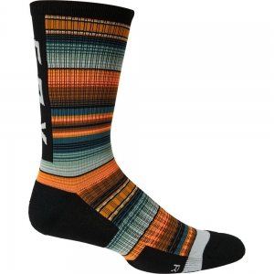 Chaussettes VTT 8" Ranger Cushion [Vert/Orange]: Taille - L/XL