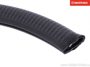 Cheder protection strip 2 meters 9.5 mm for profile 1-2 mm black - JM