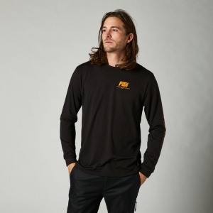 Chemise décontractée Tread Lightly LS Tech [Noir]: Taille - XL
