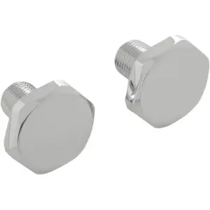 Chrome Fork Tube Plugs and Caps - Chrome - DS222775