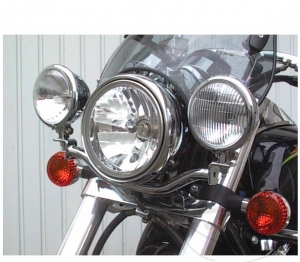 Chrome headlight bracket - Kawasaki VN 1500 D Classic ('96-'97) / VN 1500 P Mean Streak ('02-'03) / VN 800 A ('95-'99) - JM