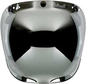 Chrome (silver) mirror visor (bubble visor) for Custom Rider - Le Mans - Le Mans SV helmet