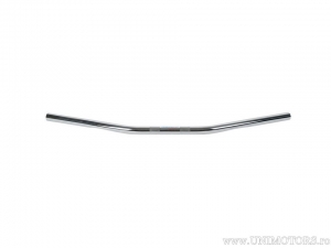 Chromed Steel Drag Bar Handlebar with 25.4mm Diameter and 780mm Length with Cable Housing - Fehling