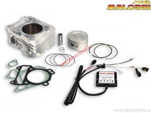 Cilindru complet aluminiu I-Tech 4T (diametru 70mm) - Piaggio Fly II 125i Air 4T 2V E3 ('12-'13) - Malossi