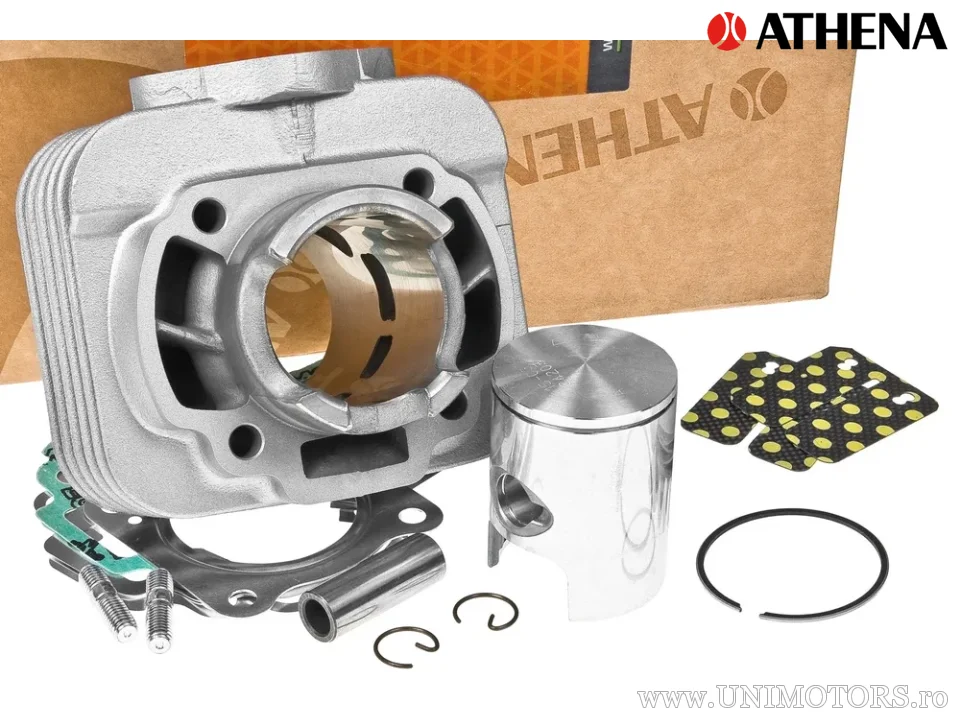 Cilindru complet Athena Alu 50cc, Gilera 50 AC 2T / Piaggio 50 AC 2T / Vespa 50 AC 2T - Athena