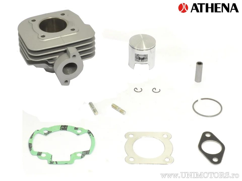 Cilindru complet Athena aluminiu 50cc, Morini răcire pe aer (fără chiulasă) - Athena