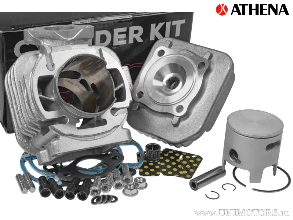 Cilindru complet Athena Hyper Race 70cc, Minarelli vertical, ax piston 10 mm - Athena