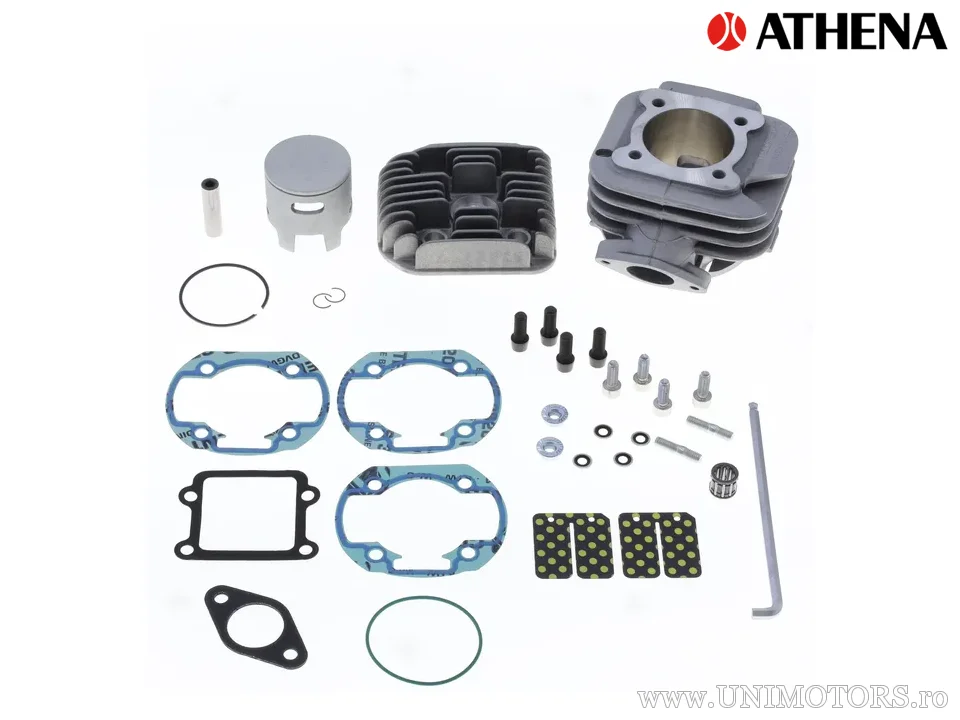 Cilindru complet Athena Hyper Race 70cc, Minarelli vertical, ax piston 12 mm - Athena