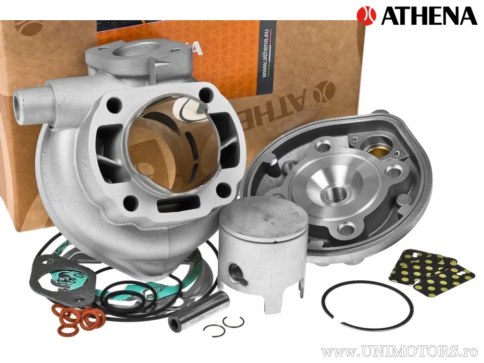 Cilindru complet Athena Racing 70cc, Minarelli LC, ax piston 10 mm - Athena