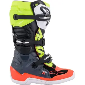 Cizme Youth Tech 7S - Negru, Roșu, Alb, Galben, Gri - Tineret - 34110577