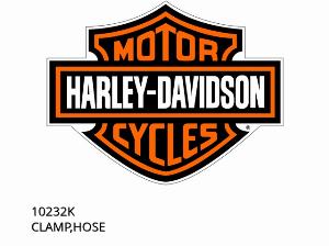 CLAMP,HOSE - 10232K - Harley-Davidson