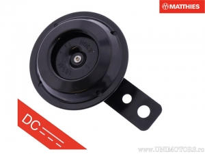 Claxon negru 12V (curent continuu) D: 69mm - JM