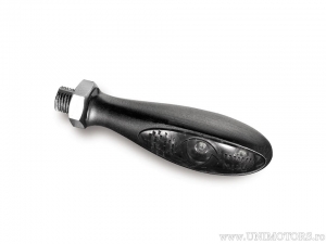 Clignotant LED Micro S NOIR avec Verre Fumé - Kellermann