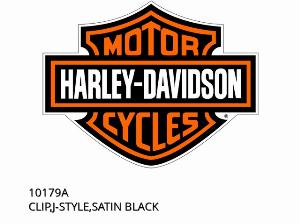 CLIP,J-STYLE,SATIN BLACK - 10179A - Harley-Davidson