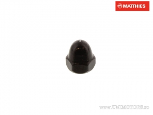 Closed nut Pro Bolt M4 x 0.70 mm black aluminum - JM