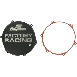 Clutch Cover Factory - Black - Kawasaki KX 250 ('93-'02) - Boyesen