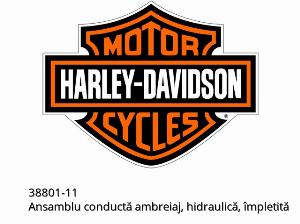 Clutchline Assembly, Hydraulic, Braided - 38801-11 - Harley-Davidson