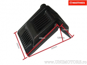 Colț de protecție a marginilor 5 mm negru - JM