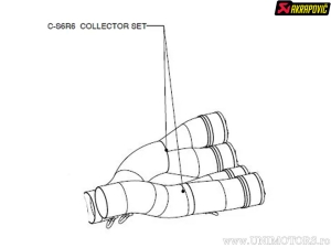 Colector de escape - SUZUKI GSX-R 600 ('06-'10) - Akrapovič