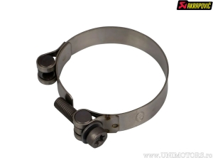 Collier d'échappement - modèle: R157 - matériau: acier inoxydable - Akrapovič