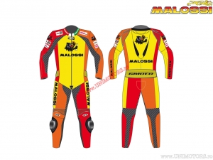Combinaison de course (taille 44) - rouge / orange / jaune - Malossi