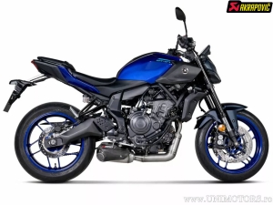 Compleet Racing Line Uitlaatsysteem - YAMAHA MT-07 ABS Y-AMT ('25) / MT-07 ABS ('25) (E-Mark) - Akrapovič