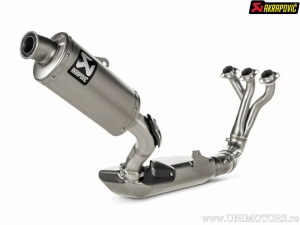 Compleet Racing Line Uitlaatsysteem - YAMAHA XSR 900 ABS ('22-'25) / XSR 900 GP ABS ('24) (E-Mark) - Akrapovič