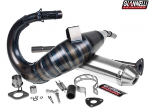 Compleet uitlaatsysteem Giannelli Enduro 2T - Aprilia RX 50 / SX 50 ('06-'17) - aluminium eindstuk (Dir. 97/24/EC hoofdstuk 9 - 