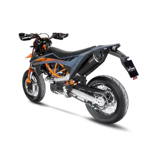 Compleet uitlaatsysteem Nero - GAS GAS ES 700 ABS ('22-'24) / KTM ENDURO 690 R ABS ('19-'24) - Leo Vince