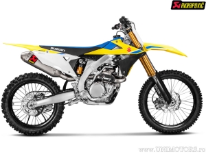 Complete Evolution Line Exhaust System - SUZUKI RM-Z 450 ('18-'25) / RM-Z 450 Army Edition ('23-'24) - Akrapovič