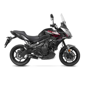 Complete Exhaust System LV One Evo Black Edition - KAWASAKI KLE 650 ABS Versys Grand Tourer ('21-'24) - Leo Vince