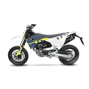 Complete Exhaust System Nero - HUSQVARNA 701 ENDURO ('21-'24) / 701 SUPERMOTO ('17-'24) - Leo Vince