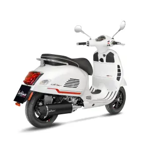 Complete Exhaust System Nero - VESPA GTS 300 HPE ABS ('21-'22) / GTS 300 HPE ABS Super ('21-'24) - Leo Vince