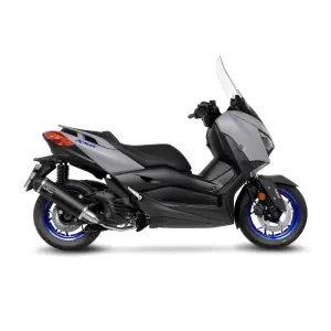 Complete Exhaust System Nero - YAMAHA XMAX 125 ABS X-Max Tech Max ('21-'22) / XMAX 125 ABS X-Max ('21-'24) - Leo Vince