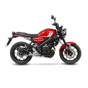 Complete LV One Evo Carbon Exhaust System - YAMAHA MT-125 ABS ('21-'24) / XSR 125 ABS ('22-'24) - Leo Vince