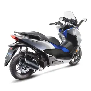 Complete Nero Exhaust System - HONDA NSS 125 ABS Forza ('15-'20) - Leo Vince