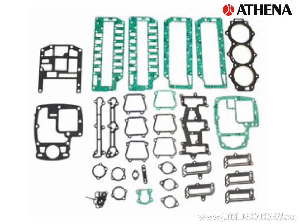 Complete pakkingset - Chrysler Force 75 HP - 3 cilinders ('99-'18) / 90 HP - 3 cilinders ('91-'94) - Athena