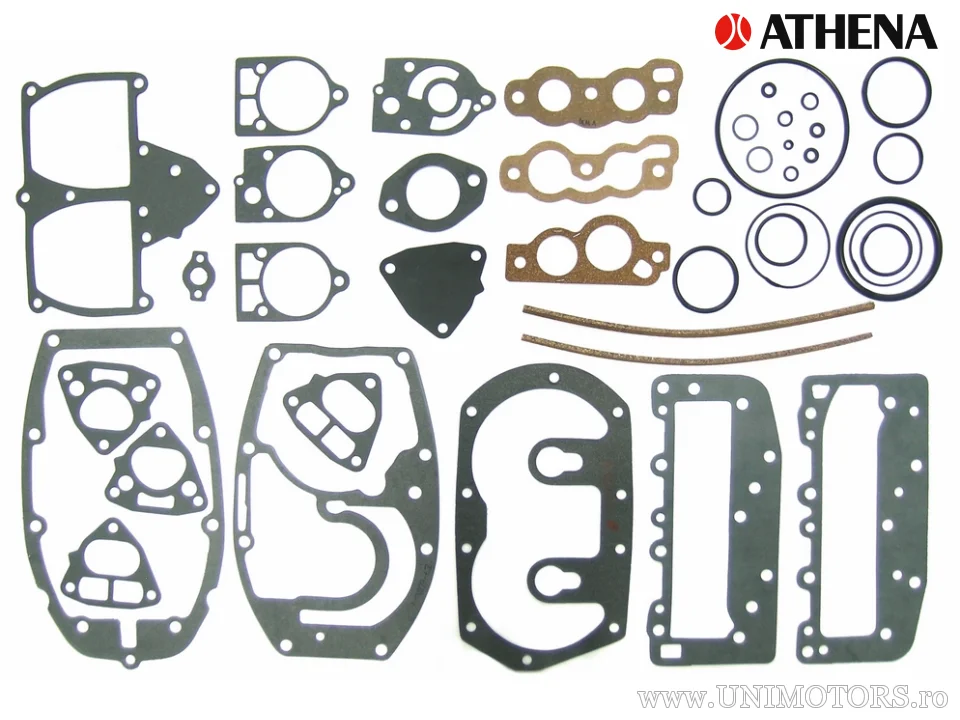 Complete pakkingset - Mercury 35 PK - 2 cilinders ('72-'88) / 40 PK - 2 cilinders ('72-'93) - Athena