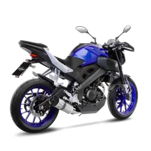 Complete roestvrijstalen uitlaatsysteem LV One Evo - YAMAHA MT-125 ABS ('17-'19) / YZF-R 125 ABS ('17-'18) - Leo Vince