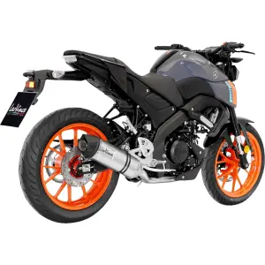 Complete stainless steel exhaust system LV One Evo - YAMAHA MT-125 ABS ('21-'24) / XSR 125 ABS ('22-'24) - Leo Vince