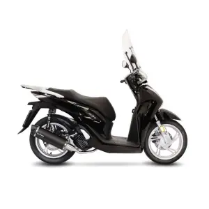 Complete Uitlaatsysteem Nero - HONDA SH 125 ABS Mode ('21-'24) / SH 125 I ABS ('20-'24) / SH 150 I ABS ('20-'24) - Leo Vince
