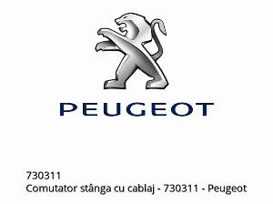 Comutator stânga cu cablaj - 730311 - Peugeot