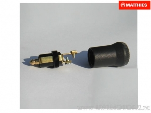 Conector com parafuso preto - JM
