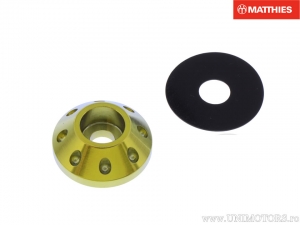 Conical washer M6 6.00 x 25.00 x 9.50 mm titanium gold - JM